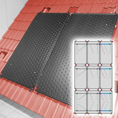 Produktbild von SET Solar Schwimmbadabsorber HelioPool® S I 3 x 3 Stk senkrecht I 10,8 qm I bis 36 cbm Wasservolumen
