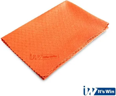 Produktbild von WINC-243 Fenstertuch aus Mikrofaser, 40x40cm orange