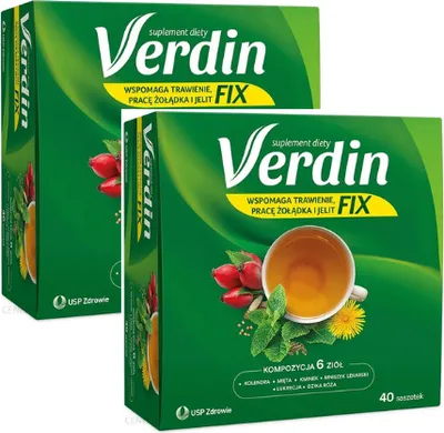 Produktbild von 2 kunst x VERDIN FIX 80 Beutel Kräutertee für die Verdauung, Koriandersamen Kümmelfrüchte Hagebutten Kräuteraufguss