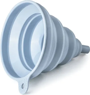 Immagine prodotto di Imbuto pieghevole in silicone Ibili L Argento Argento Taglia unica