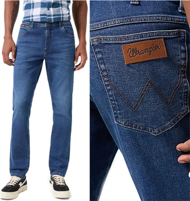 Immagine prodotto di WRANGLER, Jeanshosen, Slim fit, TEXAS SLIM, W31 L32, Blau, Jeans, baggyjeans, buggy