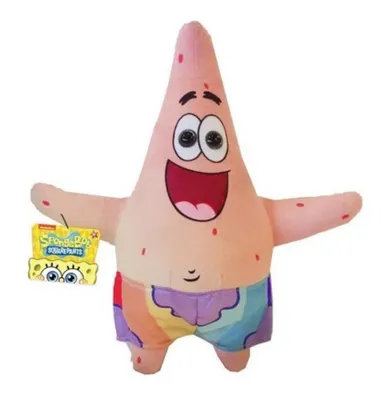 Produktbild von Patrick Seestern Plüschtier 34 cm SpongeBob Schwammkopf Rainbow Special Edition Kuscheltier