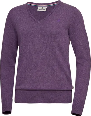 Produktbild von Jacques Britt Damen Pullover mit V-Ausschnitt, hautsympathisch und atmungsaktiv