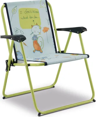 Produktbild von Kinderklappstuhl Solenny für Garten oder Strand Gepolstert 42x40x52 cm Lustiges Kinderdesign