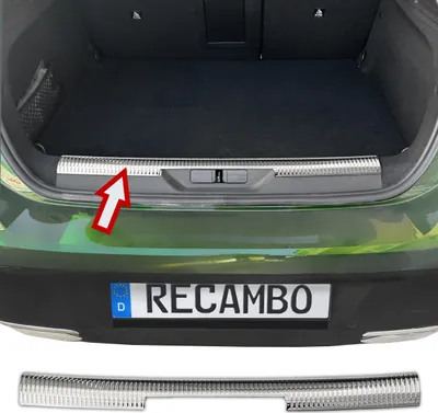 Zdjęcie produktu dla Chromowana wewnętrzna osłona zderzaka ze stali nierdzewnej pasuje do Peugeot 308 III Hatchback | BJ od 2021>