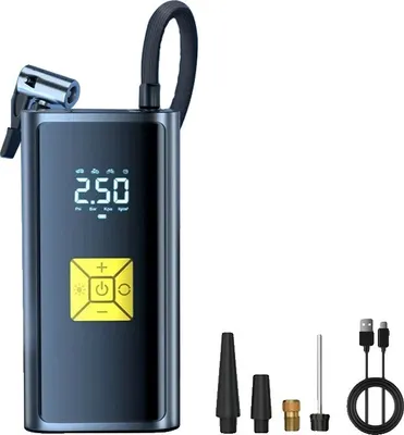 Immagine prodotto di Pompa ad aria, design portatile, gonfiaggio a 150 PSI, senza fili, alimentata a batteria