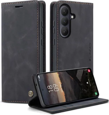 Produktbild von Samsung Galaxy S26 Hülle - CaseMe 013 Klapphülle - Schwarz