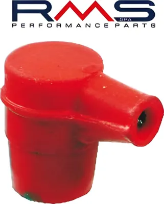 Image de Cosse de bougie RMS pour Piaggio / Vespa Ciao / Si - Rouge