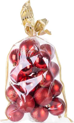 Produktbild von MAGICHOME WEIHNACHTSKUGELN, 20 St., rot, 6 cm