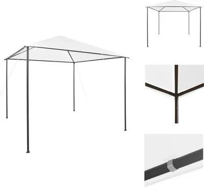 Obrázok produktu pre vidaXL Pavilón 3x3x2,9 m biely 180 g/m² - Pavilóny a párty stany