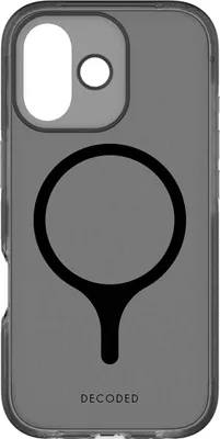 Image de Decoded, coque iPhone 17 MagSafe DropTec Hybrid antichoc stable, noir