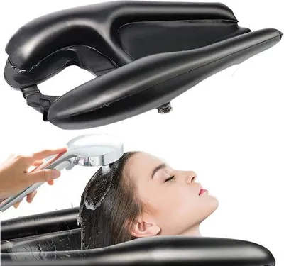 Produktbild von Famanu Haarwaschbecken - Aufblasbar, Ergonomisch, Tragbar - Weiß