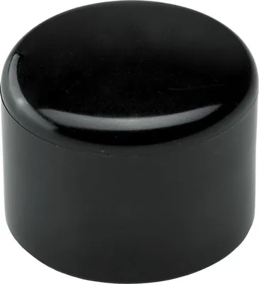 Produktbild von Hettich Fußkappe für Rundrohre Ø30 mm schwarz Kunststoff, 4 Stück