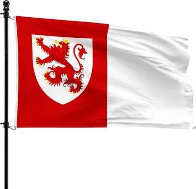 Imagen del producto de Bandera del municipio de Sprimont, 90 x 150 cm, de poliéster, para asta de bandera