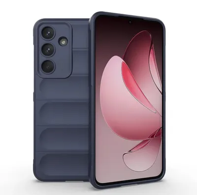 Productafbeelding van MobyDefend Hoesje - Geschikt voor Samsung Galaxy S25 FE  -  TPU Gripcase - Blauw
