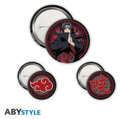 Productafbeelding van NARUTO SHIPPUDEN - Set met badges - Itachi & Akatsuki