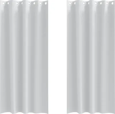 Immagine prodotto di vidaXL Tende oscuranti con anelli 2 pezzi Grigio chiaro