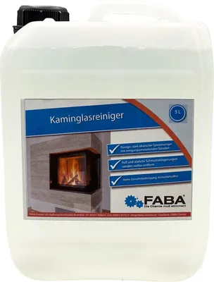 Produktbild von Kaminglasreiniger Kaminscheibenreiniger Ofenglas Konzentrat hochwirksam 5 L