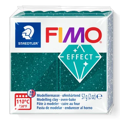Produktbild von STAEDTLER FIMO effect 8010 Galaxy ofenhärtende Modelliermasse Einzelprodukt, 57g, galaxy grün