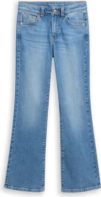 Produktbild von Tom Tailor 1050769_146, Jeans, Weiblich, Kind, Steinfarbe, Ausgestellte Passform, Kleidungsknopf, Reißverschluss
