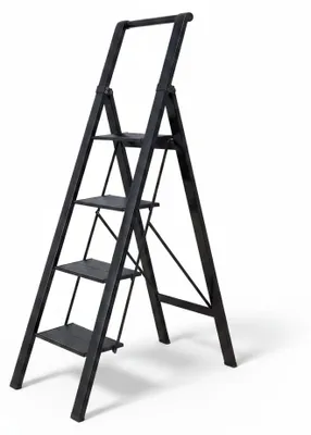 Produktbild von InAndOutdoorMatch - Haushaltsleiter - 4 Stufen - Aluminium, KI-generiertes Bild