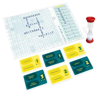 Produktbild von Piatnik Crosswords 675362 - Wortspiel für die ganze Familie, Spielspaß