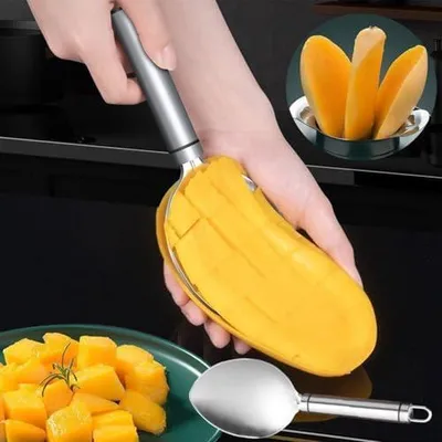 Produktbild von Vielseitiger Obstschneider zum Schneiden von Wassermelonen, geeignet für Mangos und Avocados zu Hause, in der Küche, im Restaurant oder beim Picknick
