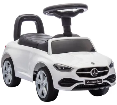 Obrázek produktu pro Mercedes-Benz C-Klasse, odrážedlo pro děti, věk 18-36 měsíců | Barva: Bílá | Rozměry: 28 x 65 x 39 cm