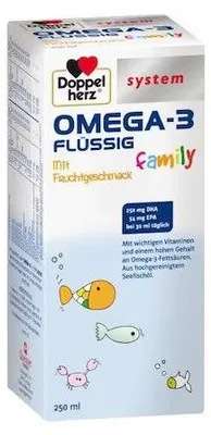 Produktbild von Nahrungsergänzungsmittel, Doppel Herz, Multivitaminfamilie, stärkt das Immunsystem, Fruchtgeschmack, 250ml