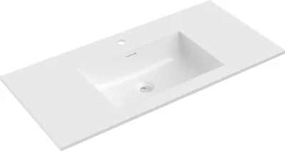 Image de Mexen Otis lavabo encastré 101 x 46,5 cm, blanc brillant - 25181000