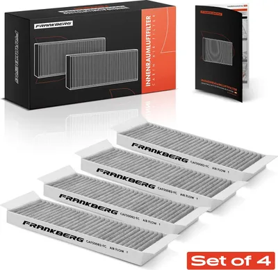 Obrázok produktu pre Frankberg 4x filter vzduchu v kabíne s aktívnym uhlím pre Hyundai i20 I PB PBT NLH 2008-2015