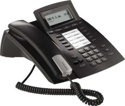 Produktbild von AGFEO ST 22 - Analoges Telefon - 1000 Eintragungen - Anrufer-Identifikation - Schwarz