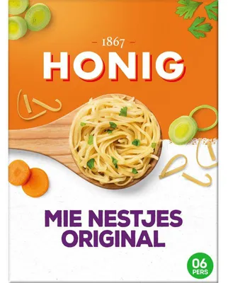 Zdjęcie produktu dla Honey Minestjes Original 500g – delikatne ciasteczka miodowo-miętowe, chrupiące i aromatyczne