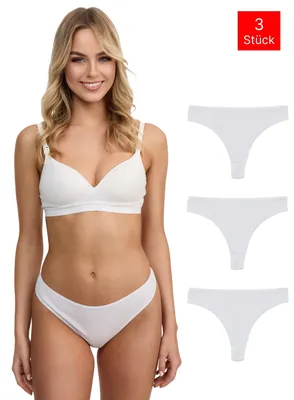 Immagine prodotto di Tazzio perizoma donna 3 pezzi F933 (bianco, L)