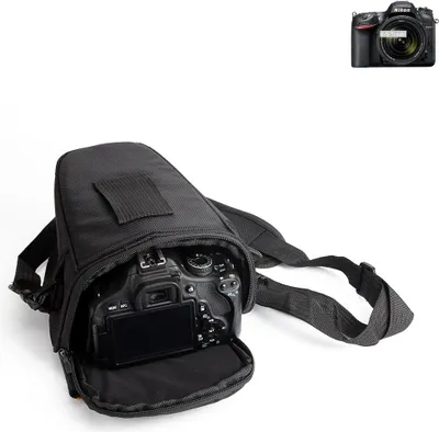 Produktbild von K-S-Trade Kameratasche Fototasche Schultertasche Umhängetasche kompatibel mit Nikon D7200 Colt  für Systemkameras Schutzhülle bag Zubehörtasche