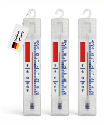 Zdjęcie produktu dla Zestaw trzech termometrów do lodówki - analogowe mierniki temperatury