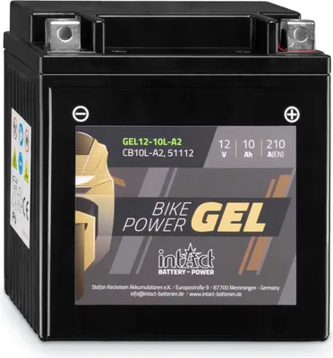 Image de INTACT Bike Power GEL Batterie CB 10L-A2