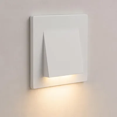 Produktbild von SSC-LUXon VELUSO LED Treppenlicht Weiß 230V IP44 Wandeinbauleuchte
