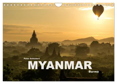 Immagine prodotto di Myanmar - Birmania (calendario da parete 2027, formato A4 orizzontale), calendario mensile CALVENDO