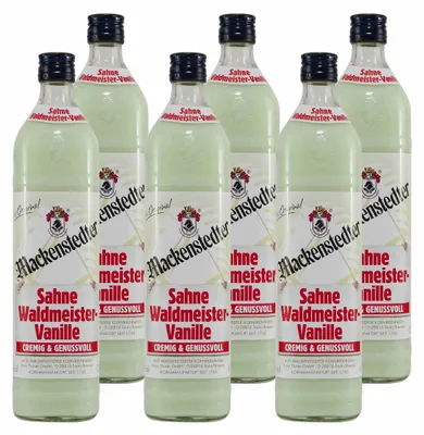Produktbild von Mackenstedter Waldmeister-Vanille Sahnelikör (6 x 0,7L)