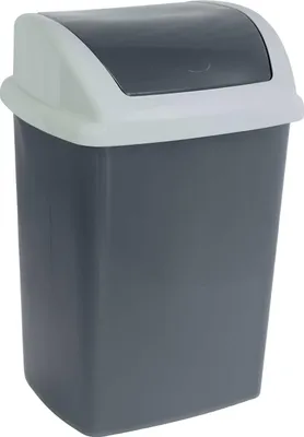 Produktbild von MAUL Abfalleimer MAULswing 24 l Kunststoff 27 x 33 x 59 cm dunkelgrau