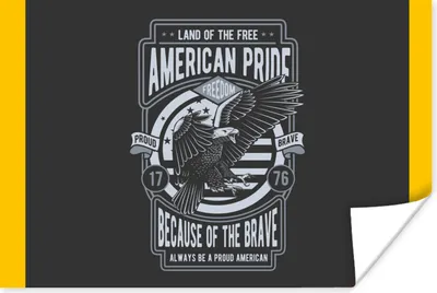 Produktbild von MuchoWow® Poster Vogel - Amerika - Jahrgang 60x40 cm - Schlafzimmerdekoration