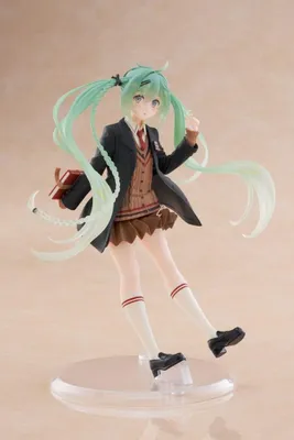 Image de Statue en PVC Hatsune Miku – tenue Fashion Preppy Ver. – 18 cm