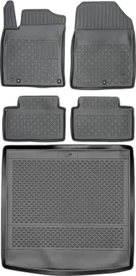 Immagine prodotto di Hyundai i30 III station wagon (dal 2017) - Set di tappetini per l'abitacolo + tappetino per il bagagliaio