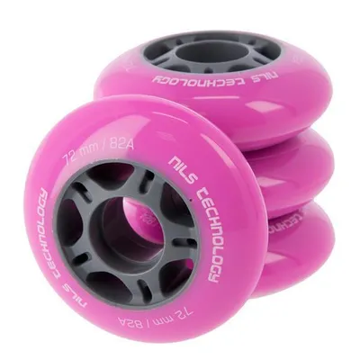 Produktbild von Pu 72x24 82a Rosa Rollen (4 Stk.) Nils Extreme