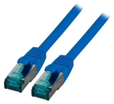 Image de EFB MK6001.25BL EFB RJ45 Patchkabel S/FTP, Cat.6A, LSZH, 25m, blau