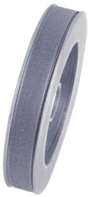 Produktbild von Webband, Schleifenband 15mm grau 20m Rolle (1m=0,35EUR) Goldina