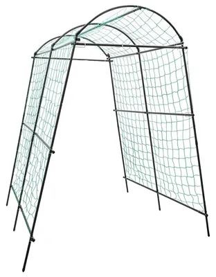 Image de Treillis de jardin, matériaux durables, largeur réglable, noir