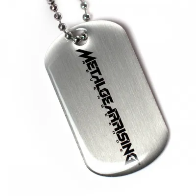 Produktbild von Metal Gear Rising Erkennungsmarke mit Kette