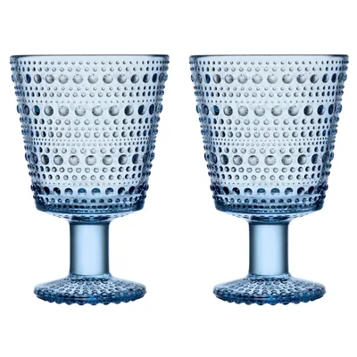 Produktbild von Iittala Kastehelmi Universalglass - 26 cl - Aqua - 2 Stück 1051134